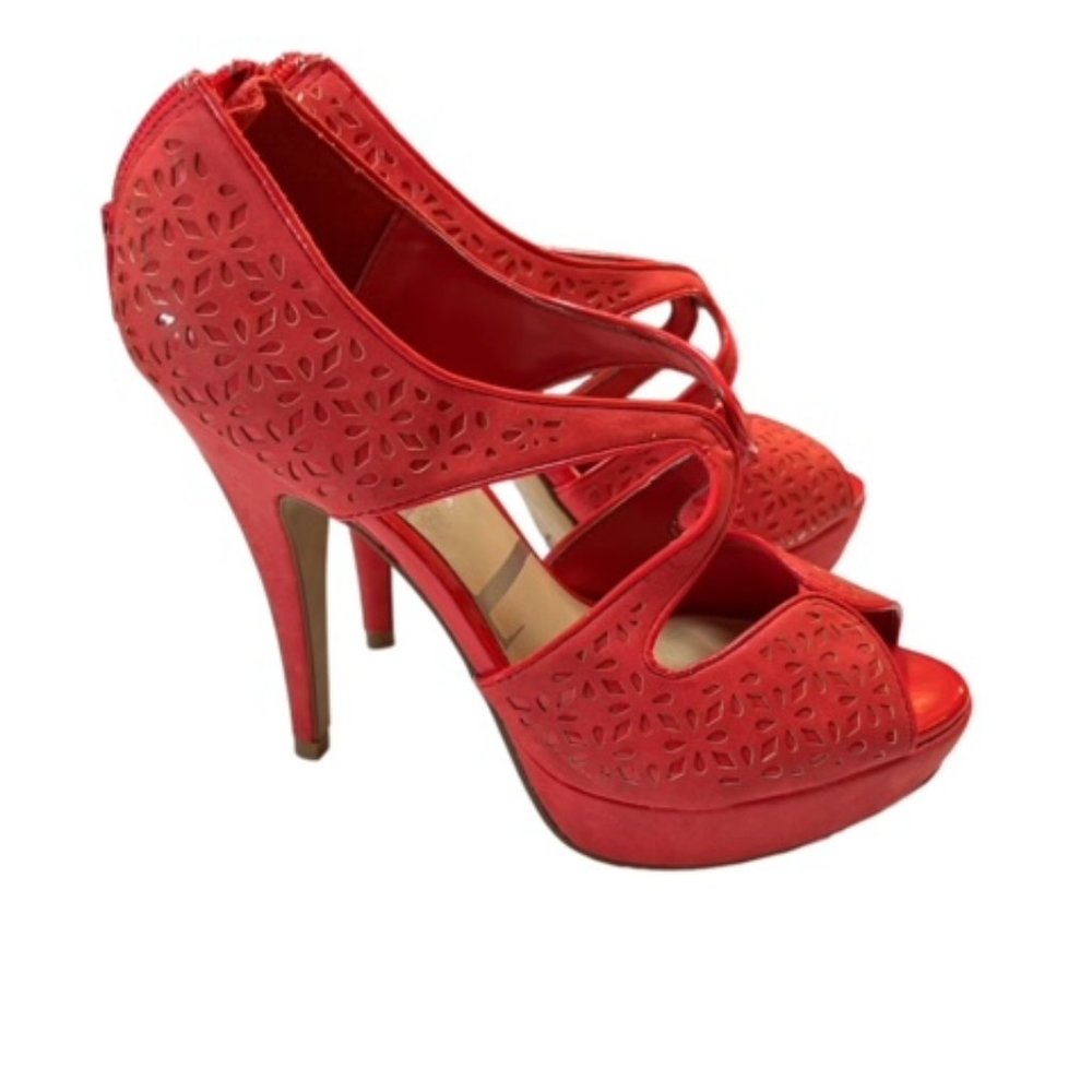 Elle  Coral Heels 5"